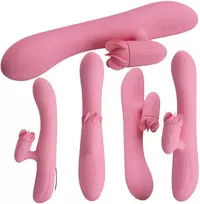 Triušio rotacinis klitorio masažuoklis Pretty Love Vibrator