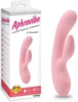 Aphrovibe Aprovibe Vibrator Bunny g taško klitoris 20cm 10 režimų