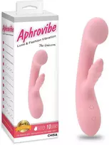 Aphrovibe Aprovibe Vibrator Bunny g taško klitoris 21cm 10 režimų