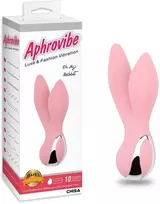 Aphrovibe Aprovibe Bunny Vibrator klitorio masažuoklis 13cm 10 režimų