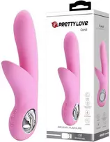 Pretty Love Vibrator daugiafunkcinis su klitorio masažuoklis 19c