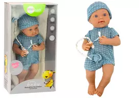 Lėlė kūdikis su čiulptuku ir antklode, 39 cm