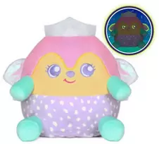 Kocot Kids *PLIUŠINĖ SAPNO SPINTELĖ, 18 cm, LUNA, Kalėdų Senelis tamsoje.