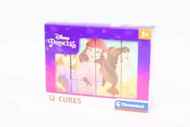 Clementoni CLE Cubi blokeliai 12 Disney Princess 41197