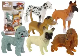 Šunų figūrėlių rinkinys Lean Toys, 6vnt.
