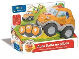 Clementoni Kalbantis nuotoliniu būdu valdomas edukacinis vikrusis automobilis su salto funkcija, vaikams nuo 2 iki 4 metų, mokomasis, lenkių kalba