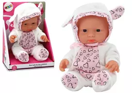 Lėlė kūdikis Lean Toys su gobtuvu, 21 cm
