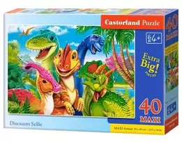 Castorland Dėlionė 40 vnt. - Dinozaurų asmenukė