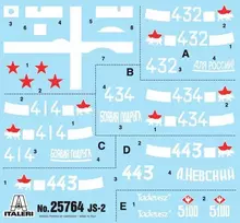 Italeri JS-2 Stalinas tanko modelis 1/56 plastikinis surenkamas