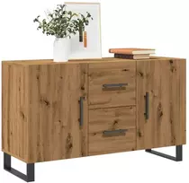 Šoninė spintelė, artisano ąžuolo, 100x36x60cm, apdirbta mediena