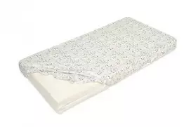 Baby Matex Medvilninė paklodė su elastine juostele 70x140 su gėlėmis vaikiškam loveliui