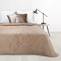 Eurofirany D91/N/LUIZ/6 170X210 BEIGE + GOLD Lovatiesė