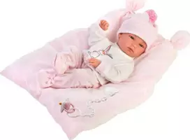 Llorens Llorens 17412 Kūdikių lėlė Mimi 42 cm su lopšiu