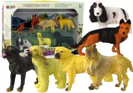 Šunų figūrėlių rinkinys Lean Toys, 6vnt