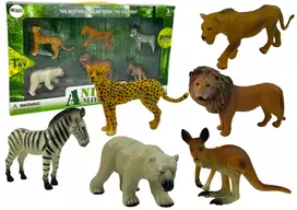 Figūrėlių rinkinys Afrikos gyvūnai Lean Toys