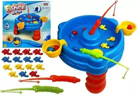 Lean Toys Arkadinis žaidimas Žvejyba, 15 vnt žuvyčių
