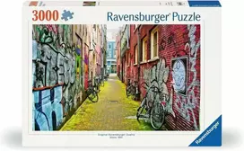 Ravensburger Dėlionė 3000 vnt. - Amsterdamo gatvės menas