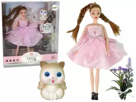 Lean Toys Lėlė Emily su priedais LeanToys