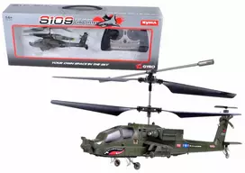 Lean Toys Nuotoliniu būdu valdomas sraigtasparnis SYMA S109G, žalias