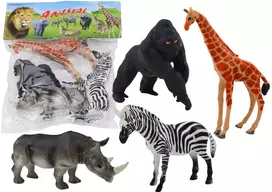 Lean Toys Afrikos gyvūnų figūrėlių rinkinys (4 vnt.)