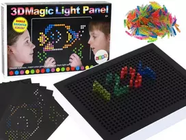 Dėlionė Lean Toys 3D lenta su smeigtukais, 180 d.