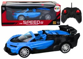 Lean Toys Nuotoliniu būdu valdomas sportinis automobilis 1:18 mėlynas