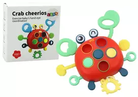 Sensorinis žaislas Krabas Lean Toys, 14x13x4 cm