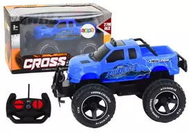 Lean Toys Nuotoliniu būdu valdomas visureigis RC automobilis 1:18 mėlynas