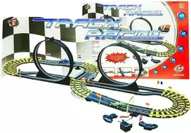 Lean Toys Automobilių lenktynių trasa su dviem mašinomis, 565 cm