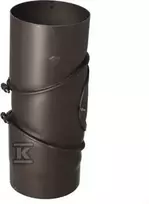 Krzys Pol 90 LAIPSNIŲ ALUKNĖ SU VALYMU DN 160, JUODA
