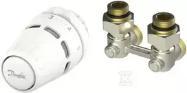 Danfoss REGUS RA veržlių rinkinys + RLV-KB 1/2" KAMPAS