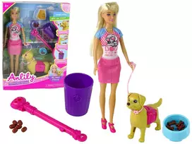 Lean Toys Lėlės rinkinys su augintiniu