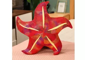 Lean Toys Pliušinė Jūrų Žvaigždė Pagalvėlė, 20x15x5 cm