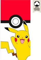 Rankšluostis Nintendo Pokemon Pikachu beach towel cotton, 70x140 cm