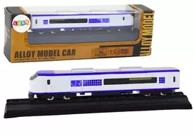 Metalinis traukinio modelis, violetinis/mėlynas