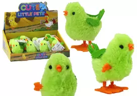 Šokinėjantis viščiukas Lean Toys, žalias