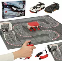Policijos automobilių lenktynių trasa 64x64cm