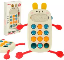 Montessori sensorinis žaislas kūdikiams telefonas su mygtukais žmogus