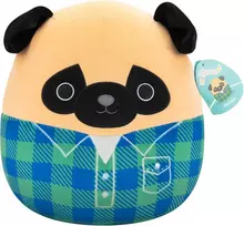 SQUISHMALLOWS Pliušinis žaislas - Mopsas, 30 cm