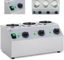 Royal Catering Butelių šildytuvas karštiems padažams 3x 1L 40-90C 550W