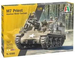 Italeri M7 Priest savaeigė haubica 1/35 plastikinis rinkinys (6580)