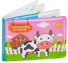 Caretero Bocioland minkšta ugdomoji knygutė cipsianti, karvutė, BL010