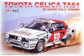 Nunu Beemax NuNu Toyota Celica TA64 ’85 Safari Rally nugalėtoja 1/24 plastiko rinkinys