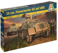 Italeri 15 cm Panzerwerfer 42 auf sWS 1/35 plastikinis rinkinys