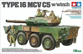 Tamiya Type 16 MCV C5 su gervės įranga 1/35 plastikinis modelis 35383
