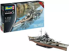 Revell Tirpitz vokiečių mūšio laivas 1/350 plastikinis modelis