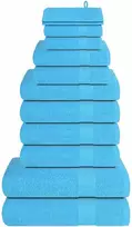 Rankšluostis Rankšluosčių rinkinys, 12vnt., turkio, 100% medvilnė, 360g/m²