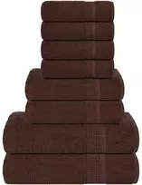Rankšluostis Rankšluosčių rinkinys, 8vnt., rudi, 100% medvilnė, 360g/m²