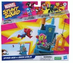 "Hasbro Stunt Squad" figūrėlės "Žmogus-voras prieš žaliąjį gobliną"