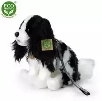 Rappa Plush King Charles Spaniel with leash 27 cm ECO-F.